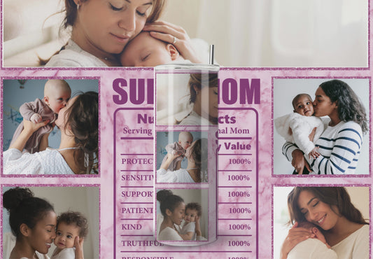 Super Mom- Personalized with Pictures